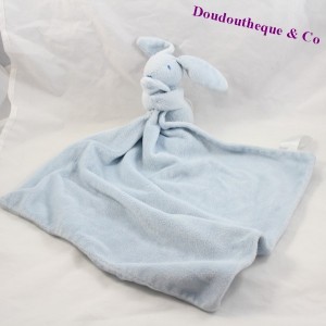 Rabbit comforter PRIMARK EARLY DAYS blue large handkerchief
