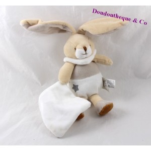 Doudou handkerchief beige 19 cm a dream baby rabbit