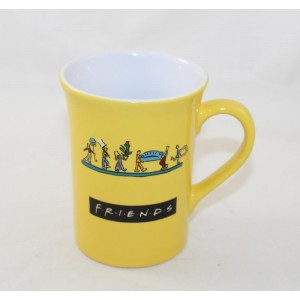 Mug Friends LIPTON yellow cup tea ceramic series de televisión