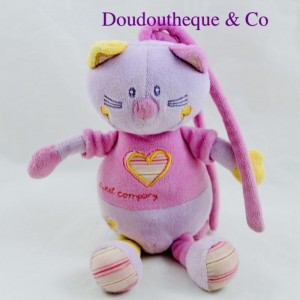 Peluche musicale chat SAUTHON Baby Déco sweet company