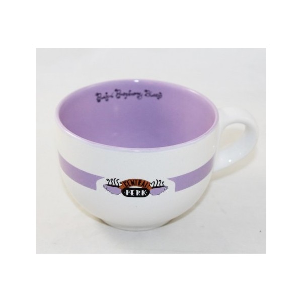 FRIENDS The Television Series CENTRAL PERK Cocoa In A Mug White Ceramic Cup  New