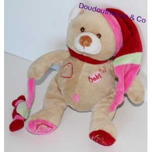 Bear cuddly toy BABY NAT' candy in hand 22 cm