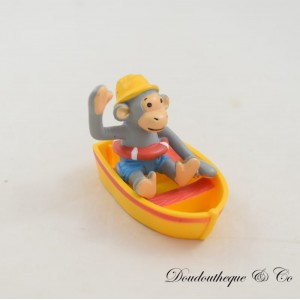 Scimmia figura H. OXENBURY BAYARD Popi nella sua barca