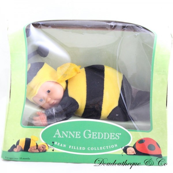 Prehistórico Trascender Fascinar Muñeca abeja bebé ANNE GEDDES amarillo negro 20 cm - SOS peluche