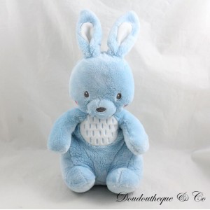 Peluche de conejo TEX BABY azul blanco