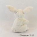 CREACIONES DANI conejo beige blanco afelpado posición sentada 20 cm