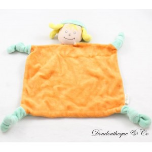 GIROPHARM coperta piatta per bambola elfo arancione