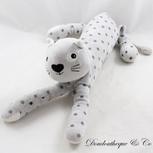 Cat plush CADET ROUSSELLE grey polka dots